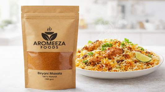 Aromeeza Foods Biryani Masala 100% Natural Spice Blend (100g)