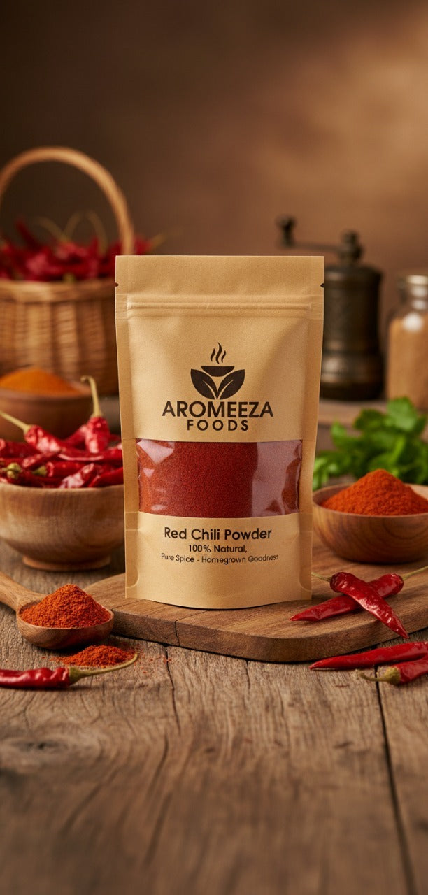 Aromeeza Red Chili Powder – 100% Natural & Pure Spice