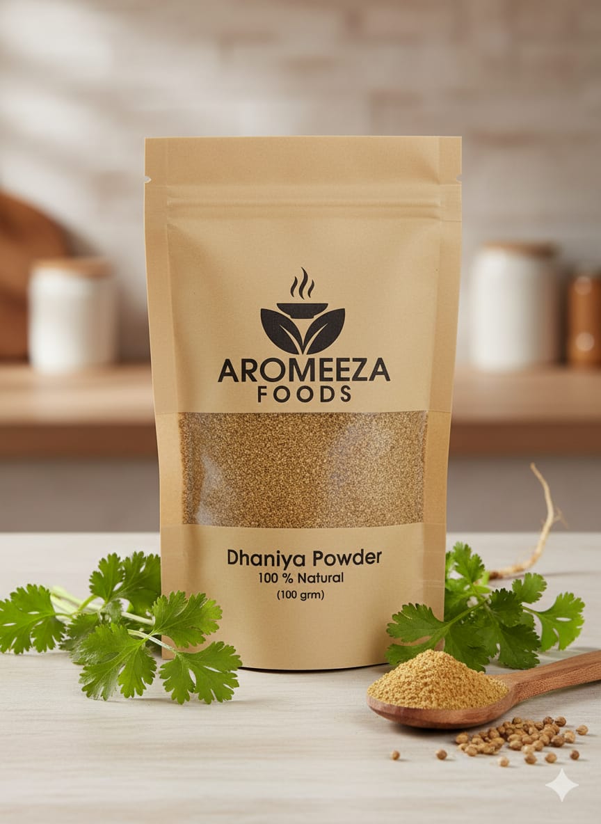 Aromeeza Foods Dhaniya Powder – 100% Natural (100g)