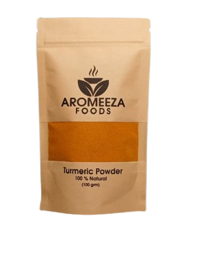 AROMEEZA FOODS Turmeric Powder – 100% Natural & Pure (100g)