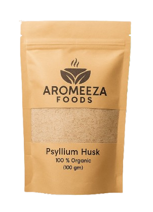 Aromeeza Foods – 100% Organic Psyllium Husk (Isabgol)