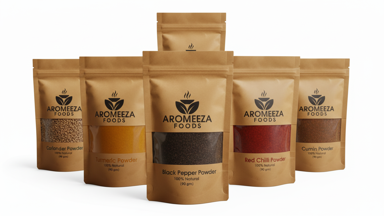 Aromeeza Foods Black Pepper Powder – 100% Natural Flavor