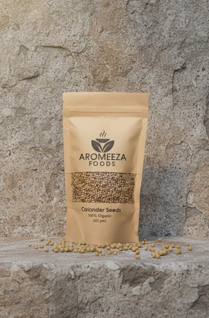Aromeeza Foods – 100% Organic Coriander Seeds