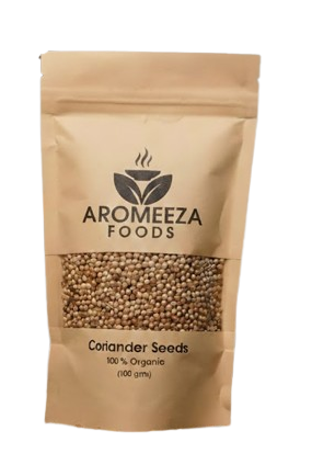 Aromeeza Foods – 100% Organic Coriander Seeds